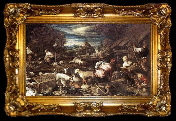 framed  Jacopo Bassano Noah